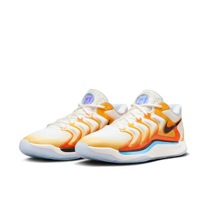 Кросівки унісекс Nike Kd 17 White/Orange FJ9487-700