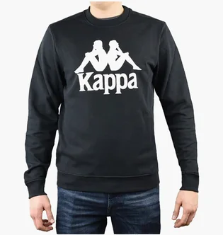 Світшот чоловічий Kappa Sertum Rn Sweatshirt Black 703797194006