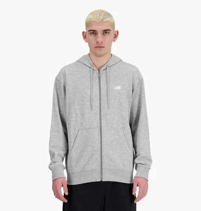 Толстовка мужская New Balance Stacked Logo Grey MJ41501AG
