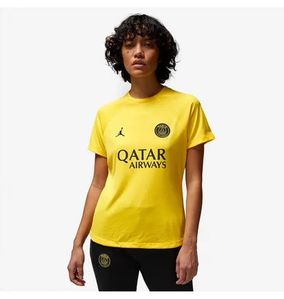 Футболка женская Air Jordan X Psg 22/23 Pre-Match 4Th Dri-Fit Ss Shirt Yellow DR4913-720
