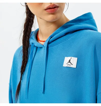 Худи женское Air Jordan W J Flt Flc Hoodie Blue Dq4603-469