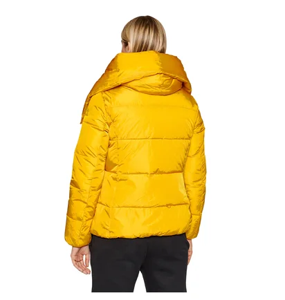 Пуховик жіночий CMP Woman Jacket Zip Hood Yellow 31K2836-R409