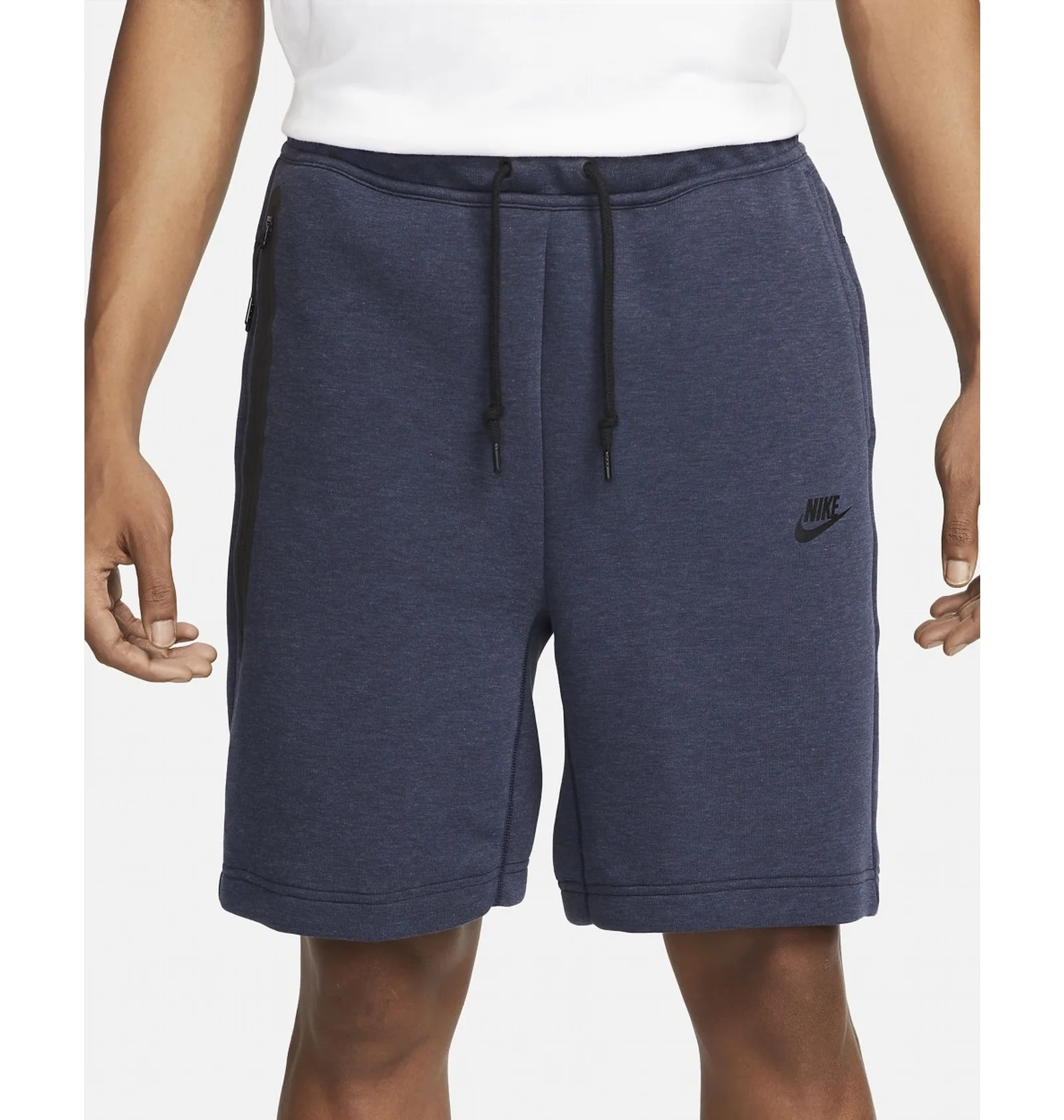 WDS-SIG Tech Fleece Short ネイビー ᐉ Шорты мужские Nike Sportswear Tech Fleece Shorts Blue FB8171