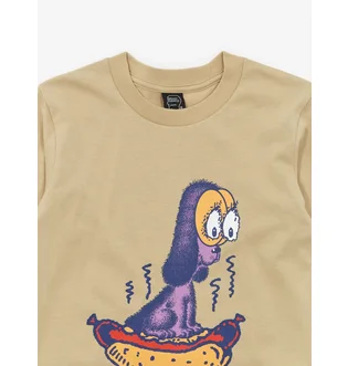 Свитшот детский Brain Dead Hot Dog Beige F22T07002131-NATURAL
