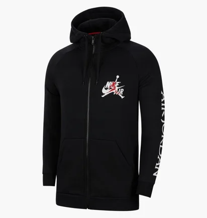 Толстовка мужская Air Jordan Jumpman Zip Hoodie Black DH9506-010