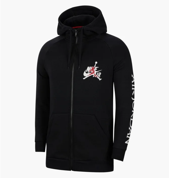 Толстовка мужская Air Jordan Jumpman Zip Hoodie Black DH9506-010