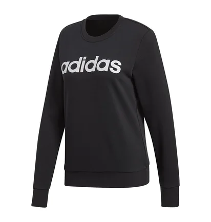 Свитшот женский Adidas Essentials Linear Crewneck Black DP2363