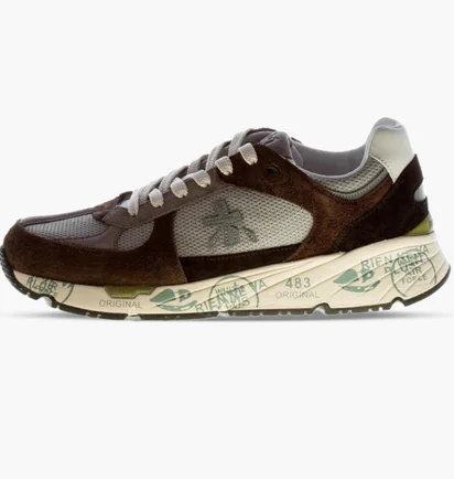 Кроссовки мужские Premiata Mase Grey/Brown MASE-6422