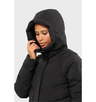 Пуховик жіночий Jack Wolfskin Marienplatz Black 1206971-6000