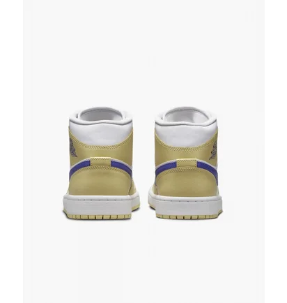 Кроссовки женские Air Jordan 1 Mid Yellow Bq6472-701