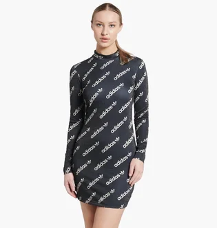 Плаття жіноче Adidas Logomania Long Sleeve Dress Black Hm4892