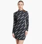 Платье женское Adidas Logomania Long Sleeve Dress Black Hm4892