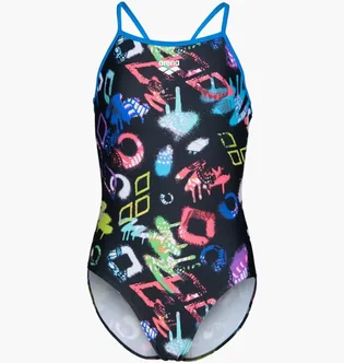 Купальник дитячий Arena Graffiti Swimsuit Light Drop B Multi 010289-580