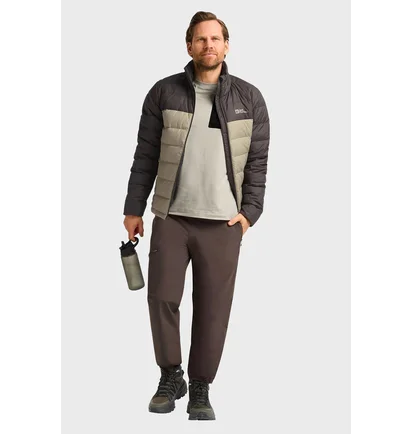 Пуховик чоловічий Jack Wolfskin Ather Down Grey/Beige 1207681-5940