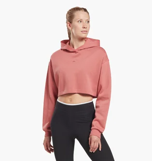 Худі жіноче Reebok Yoga Hoodie Cover-Up Peach Hz3382