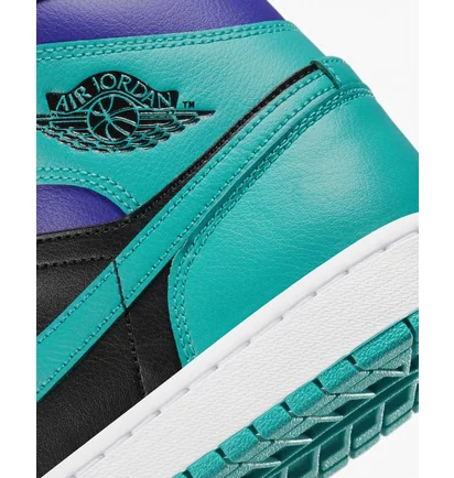 Кросівки жіночі Air Jordan W 1 Mid Violet/Turquoise BQ6472-502