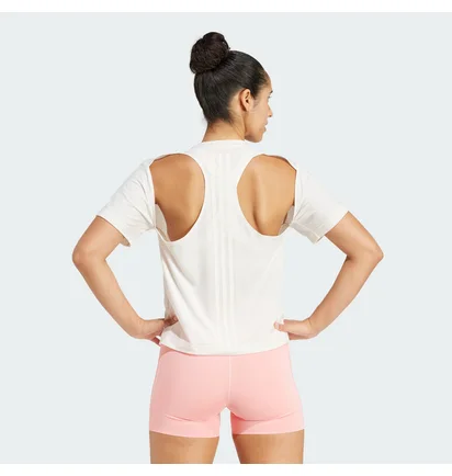 Футболка женская Adidas Power Back-Cutout 3-Stripes Performance White IW3159