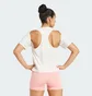 Футболка женская Adidas Power Back-Cutout 3-Stripes Performance White IW3159