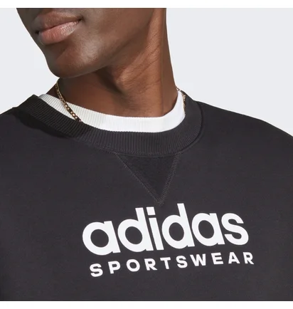 Свитшот мужской Adidas All Szn Fleece Graphic Sweatshirt Black IC9824