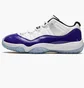Кросівки жіночі Air Jordan 11 Low Wmns White/Violet AH7860-100