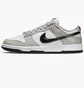 Кросівки жіночі Nike Dunk Low Ess Grey/White DQ7576-001