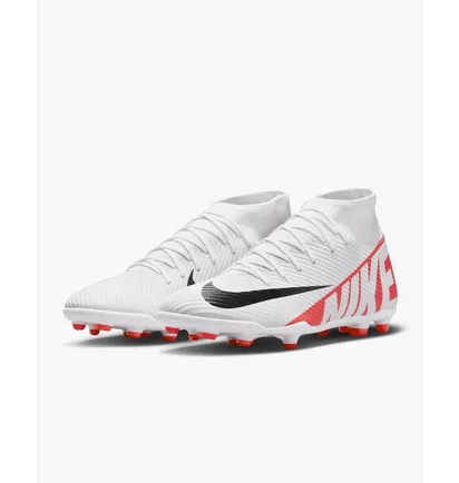 Бутси унісекс Nike Mercurial Superfly 9 Club Multi-Ground Soccer Cleats White/Red DJ5961-600
