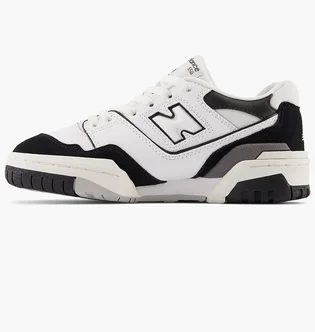 Кроссовки детские New Balance 550 White Black Rain Cloud Gs White/Black GSB550CA