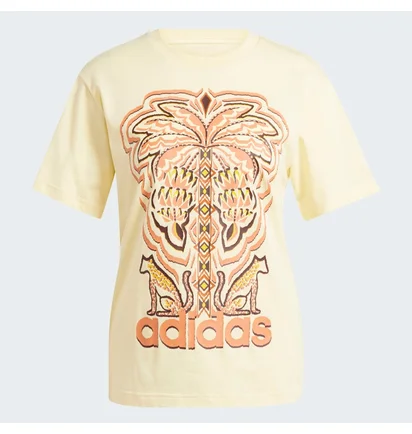 Футболка жіноча Adidas X Farm Rio Graphic T-Shirt Yellow IV9759