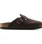 Тапочки унисекс BIRKENSTOCK Boston Soft Footbed Clog Brown 159711