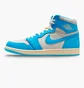 Кроссовки мужские Air Jordan 1 Retro High Og Unc Reimagined Light Blue/White DZ5485-402