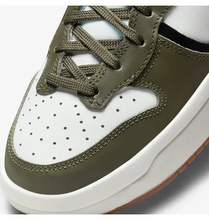 Кроссовки женские Nike Wmns Dunk High Up Khaki White/Green DH3718-103