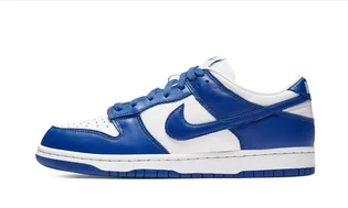Кросівки чоловічі Nike Dunk Low Retro White/Blue CU1726-100