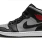 Кроссовки мужские Air Jordan 1 Mid Black/Grey 554724-096