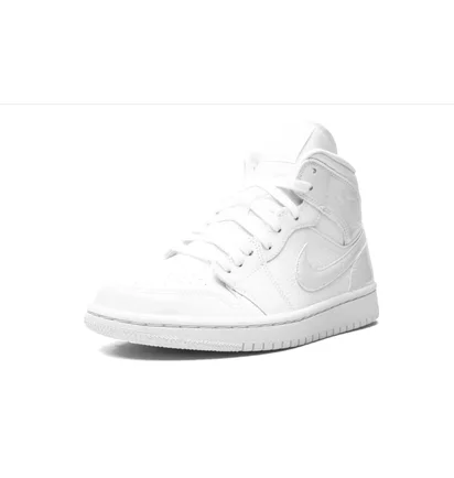Кроссовки женские Air Jordan Wmns 1 Mid White BQ6472-100