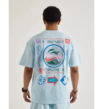 Футболка мужская Nike U Nsw Tee M90 Oc Brandrif Lbr Light Blue HJ0762-474