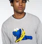 Свитшот унисекс Uniqlo Kaws Warhol Graphic Sweatshirt Grey E472951-000