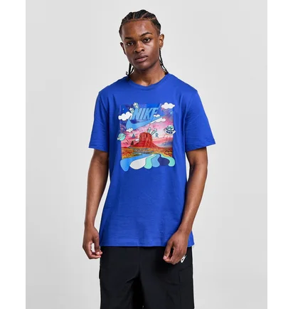 Футболка чоловіча Nike Air Space T-Shirt Blue HJ5468-480