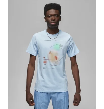 Футболка мужская Air Jordan 23 Engineered Light Blue Dv8410-411
