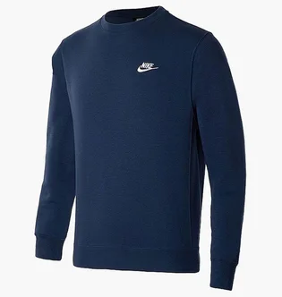 Свитшот мужской Nike M NSW CLUB CRW BB Blue BV2662-410