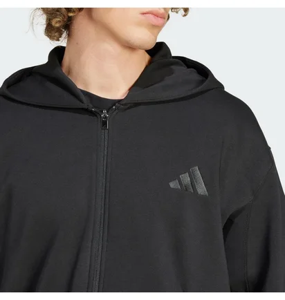 Толстовка чоловіча Adidas All Szn Fleece Full-Zip Black IX1249
