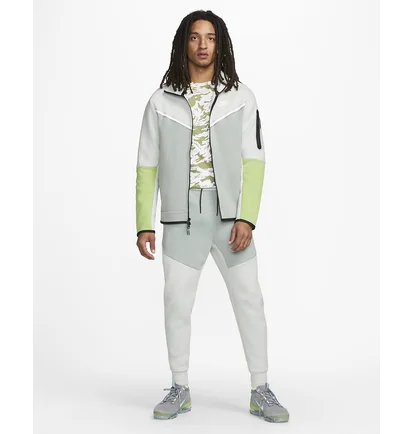 Толстовка чоловіча Nike Nsw Tech Fleece Grey/White Cu4489-034