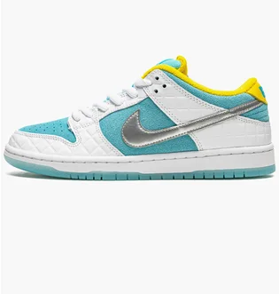 Кроссовки унисекс Nike Sb Dunk Low White/Turquoise DH7687-400