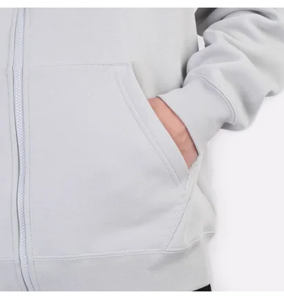Толстовка чоловіча Air Jordan Jumpman Fleece Full-Zip Grey DC9606-097