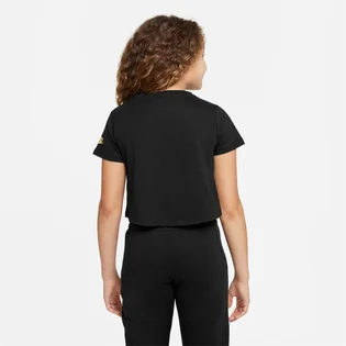 Футболка детская Nike Sportswear Big Kids (Girls) T-Shirt Black DQ4376-010