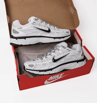 Кроссовки мужские Nike P-6000 White/Metallic CD6404-107