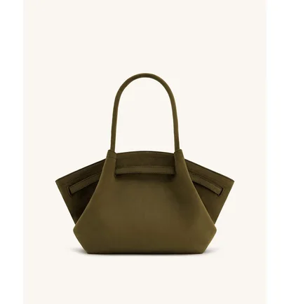 Сумка жіноча JW PEI Hana Medium Faux Suede Tote Bag Olive BB2024BG92786JWP