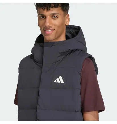Жилетка мужская Adidas Helionic Climawarm Hooded Black JN2118