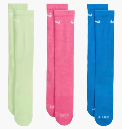 Носки Nike Everyday Plus Cushioned Crew Multi (3 пары) SX6888-969