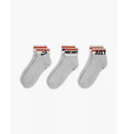 Шкарпетки унісекс Nike Everyday Essential An Grey (3 пари) Dx5080-050
