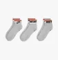 Шкарпетки унісекс Nike Everyday Essential An Grey (3 пари) Dx5080-050